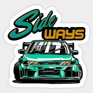 Sideways(Drifting) Sticker